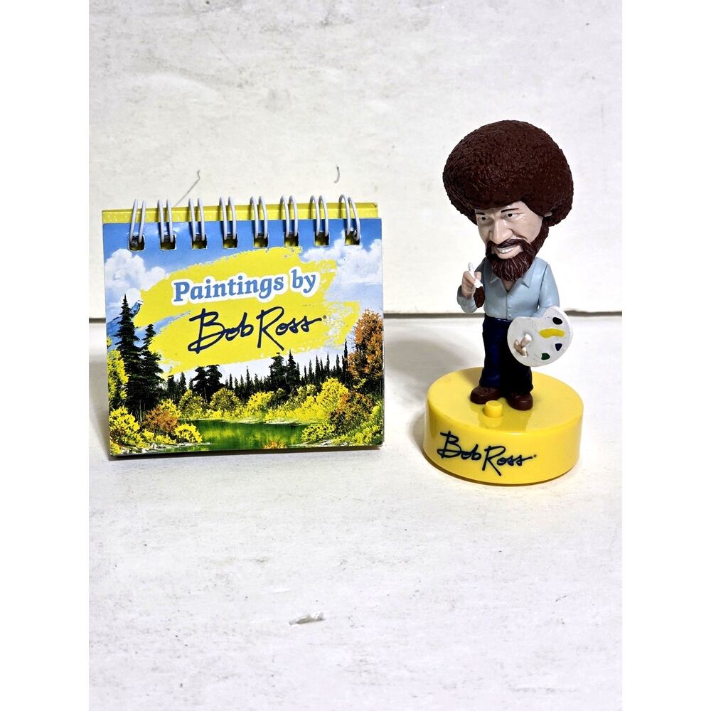 Bob Ross Bobblehead with Sound Untested by Bob Ross (Multiple-component product)